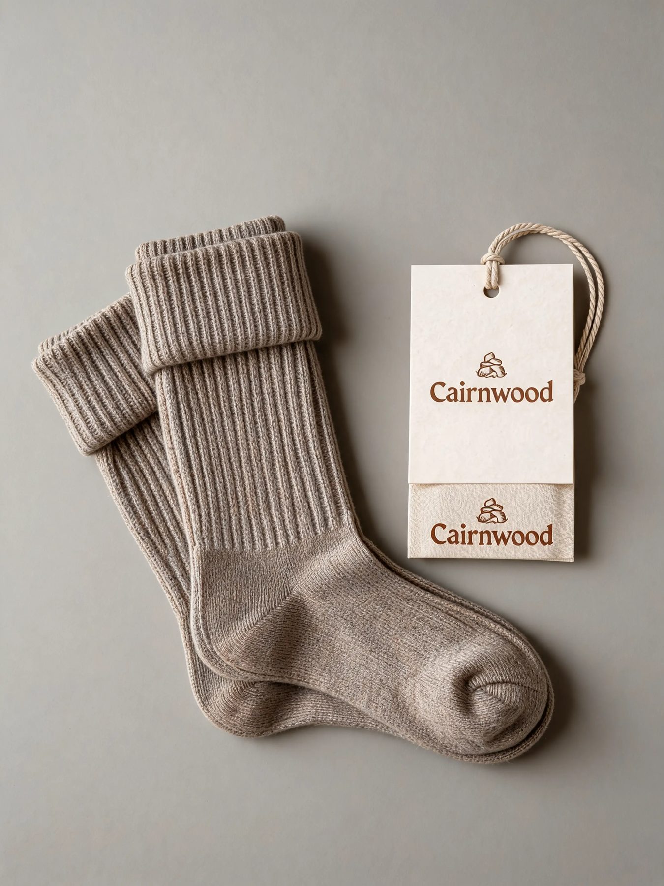 Ribbed Wool Socks